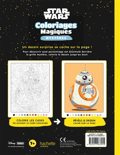Livre de coloriages STAR WARS (Walt Disney) - Hachette Jeunesse