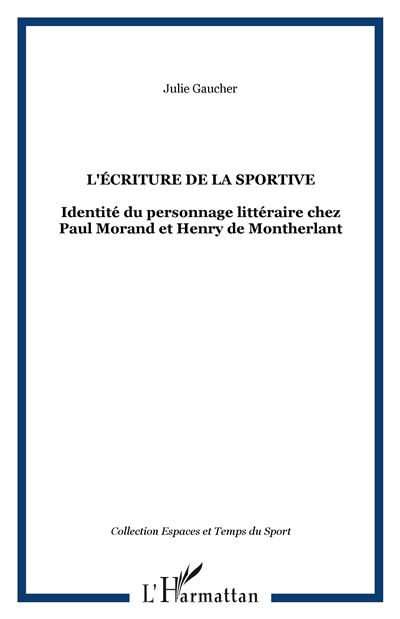 L'écriture de la sportive