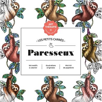 Les petits carrés d'Art-thérapie Paresseux