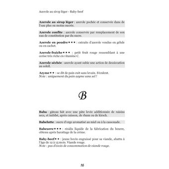 Dictionnaire alimentaire de la corticothérapie