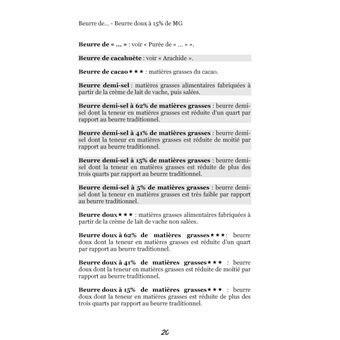 Dictionnaire alimentaire de la corticothérapie