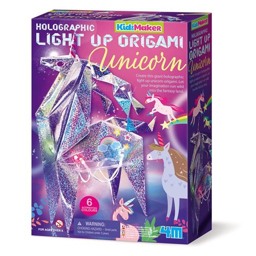 4M Kidzmaker: Licorne Origami Lumineuse