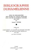 Bibliographie duhamélienne