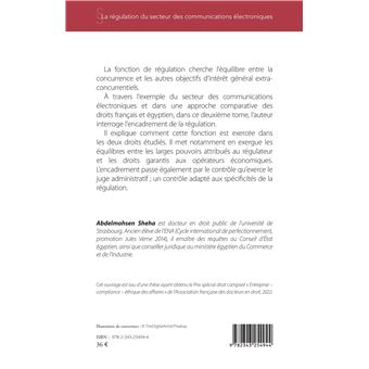 La régulation du secteur des communications électroniques