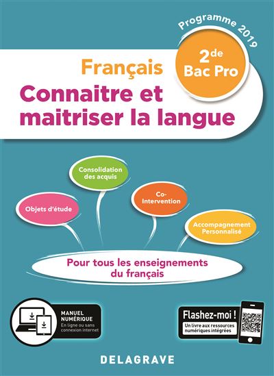 Connaitre et maitriser la langue 2de Bac Pro (2019) - Pochette élève