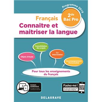 Connaitre et maitriser la langue 2de Bac Pro (2019) - Pochette élève