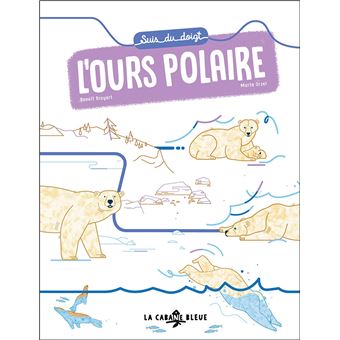 Suis du doigt l'ours polaire