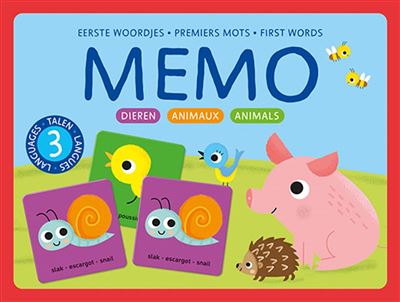 Memo Premiers mots - Animaux