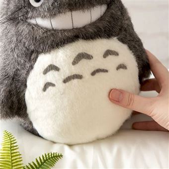 Peluche Mon voisin Totoro Ghibili Acrylique Totoro Gris foncé souriant