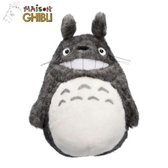 Peluche Mon voisin Totoro Ghibili Acrylique Totoro Gris foncé souriant