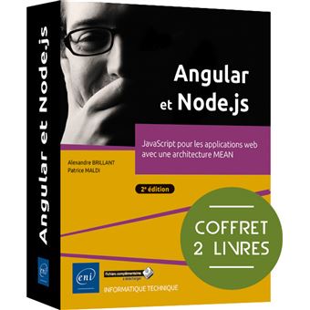 Angular et Node.js - Coffret de 2 livres : JavaScript pour les applications web avec une architectur