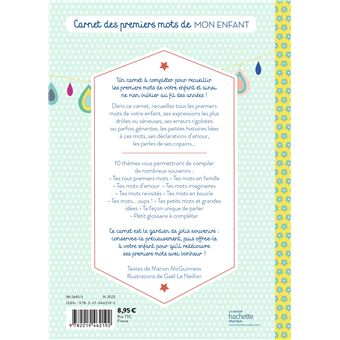 Carnet des premiers mots de mon enfant