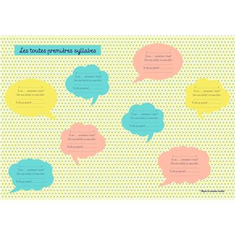 Carnet des premiers mots de mon enfant