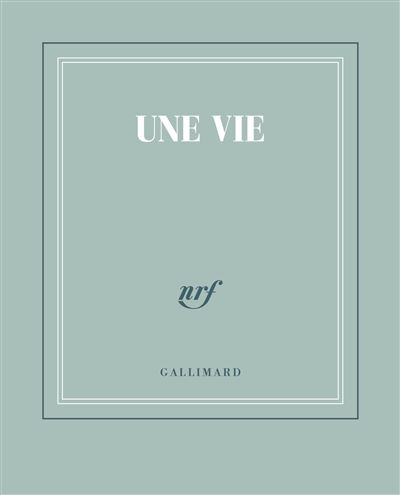 Carnet poche bleu gris ligne une vie