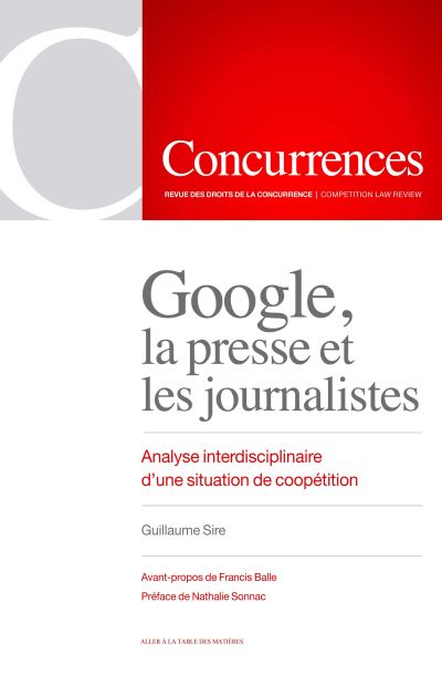 Google, la presse et les journalistes