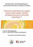 Traduction automatique et usages sociaux des langues