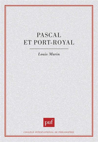 Pascal et port-royal