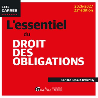 L'essentiel du droit des obligations - Corinne Renault-Brahinsky - broché