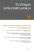 Critique internationale 92
