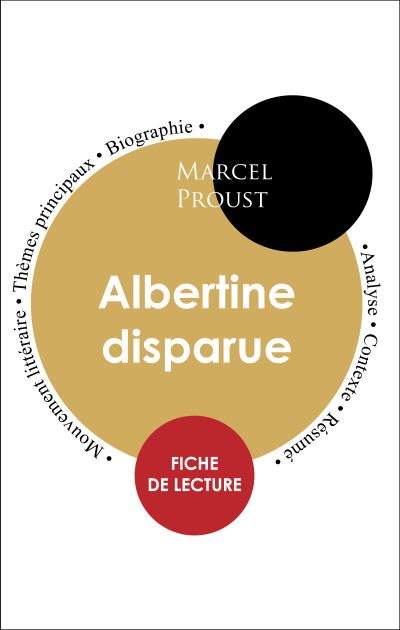 Fiche de lecture Albertine disparue (Étude intégrale)