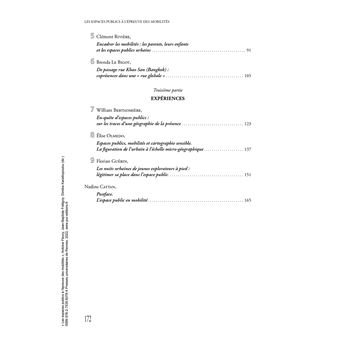 Les espaces publics à l'épreuve des mobilités