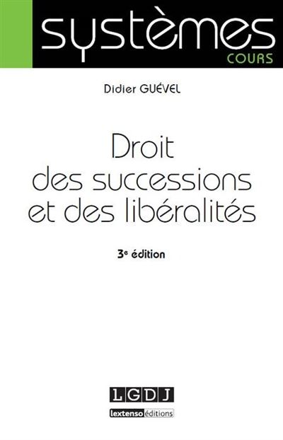 Droit des successions et des libertés