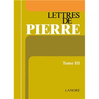 Lettres de pierre (tome 3)