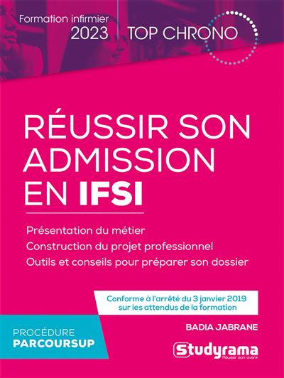 Réussir son admission en IFSI - Badia Jabrane - broché