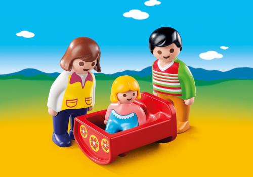 Playmobil 1 2 3 Parents Avec Bebe Playmobil Achat Prix Fnac