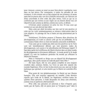 La liberté et l'inévitable