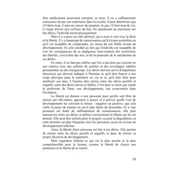 La liberté et l'inévitable