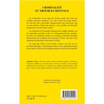 Criminalité et troubles mentaux