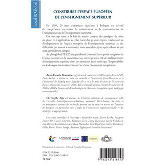 Construire l'espace européen de l'enseignement supérieur