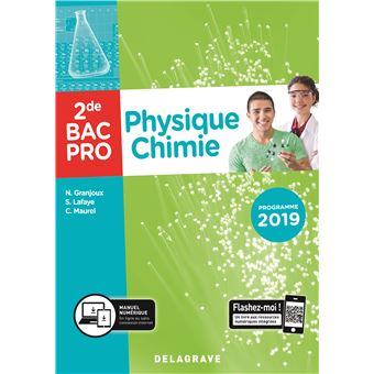 Physique - Chimie 2de Bac Pro (2019) - Pochette élève - Broché ...