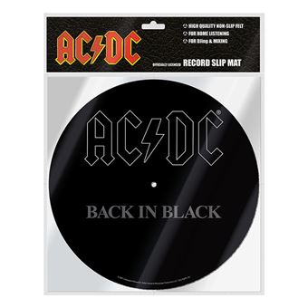 Feutrine vinyle AC/DC Back In Black : Objet dérivé en AC/DC : tous
