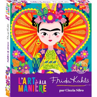 L'art à la manière de Frida Kahlo - Sables et strass - boîte avec accessoires