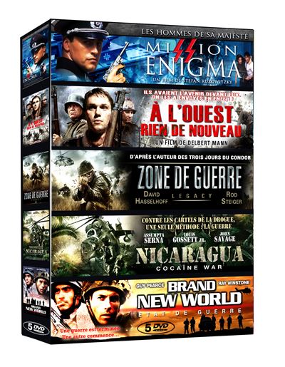 Mission Enigma - A l'Ouest rien de nouveau - Zone de Guerre - Nicaragua - Brand New World - Coffret