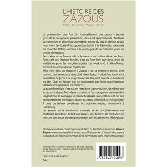 L'histoire des zazous