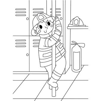 Maxi bloc à colorier - Pirates + Pompiers