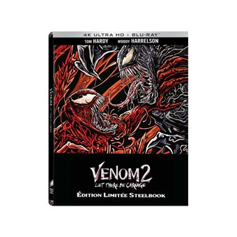 VenomVenom 2 : Let There Be Carnage Edition Limitée Steelbook Blu-ray 4K Ultra HD