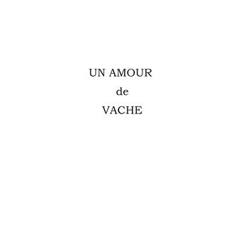 Un amour de vache