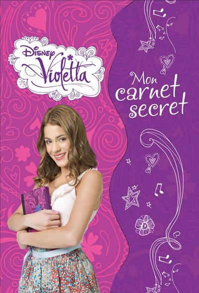 Violetta - Carnet secret Violetta avec patte aimantée - Walt