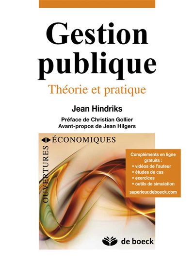 Gestion publique - Jean Hindriks - broché