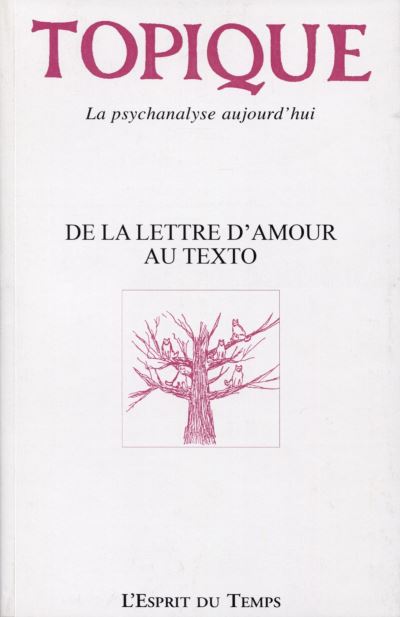 Topique 147 : de la lettre d'amour au texto