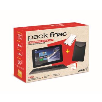 Pack Fnac Tablette PC Asus Transformer Book T100HA-FU040T 10.1