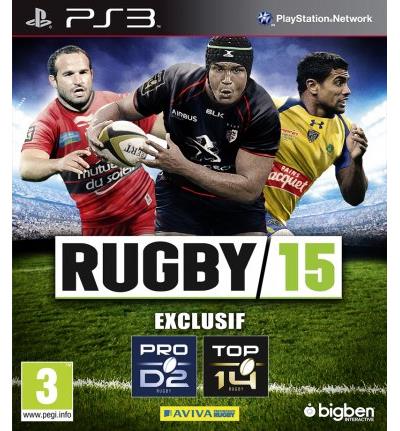 Pochette avant du jeu Rugby 15 PS3 - PlayStation 3