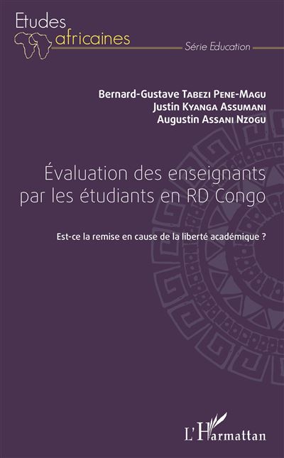 Evaluation des enseignants par les etudiants en r.d.congo
