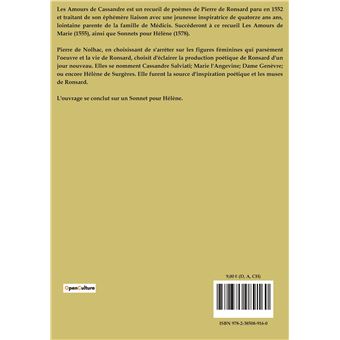 La vie amoureuse de Pierre de Ronsard