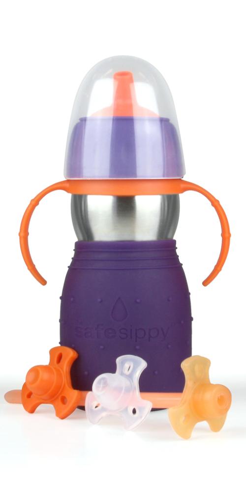 Tasse à boire Safe Sappy 2 KidBasix Freekids Violet
