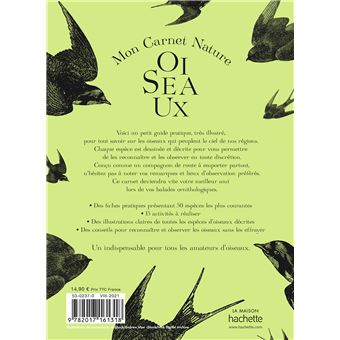 Mon carnet nature : Oiseaux